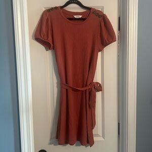 Lauren Conrad Sz M tie up dress